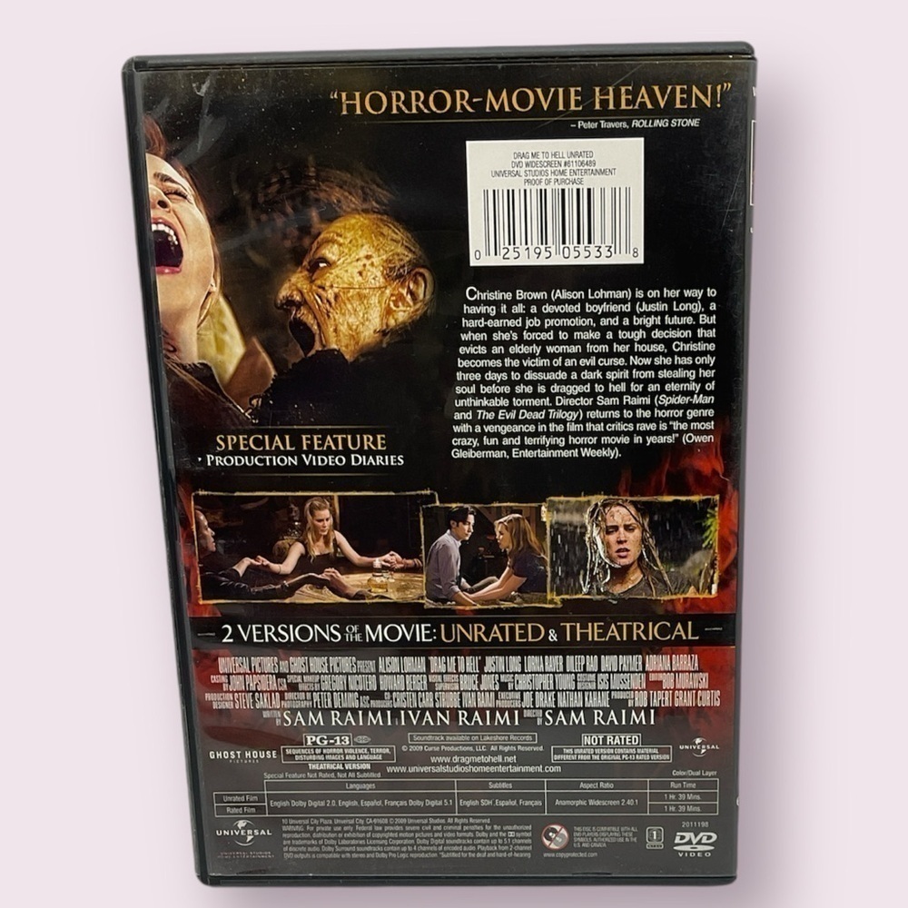 Drag Me To Hell DVD Unrated and Theatrical Versions - Picture 2 of 2